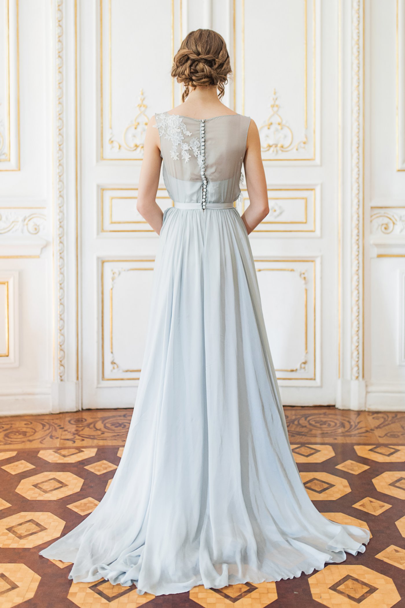 A Soft Blue Grey Tulle Dress for a Romantic Autumn Castle Wedding | Love My  Dress®, UK Wedding Blog, Podcast, Directory & Shop