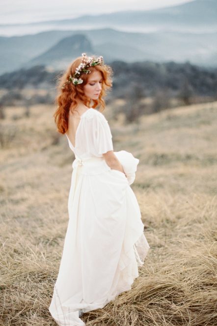 Wedding Dress with Removable Bolero