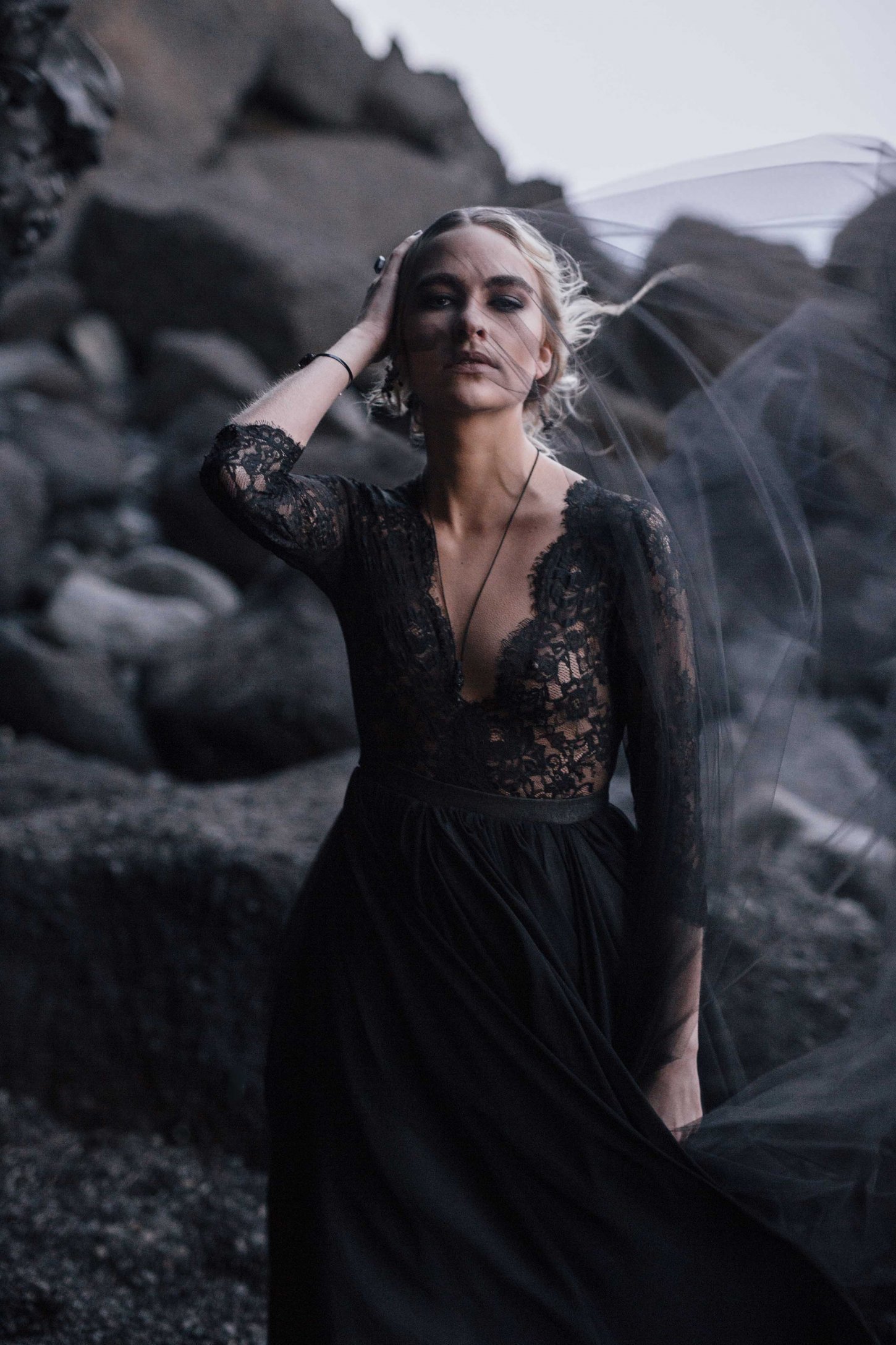 Black Blake Lace Dress | Karen Kane